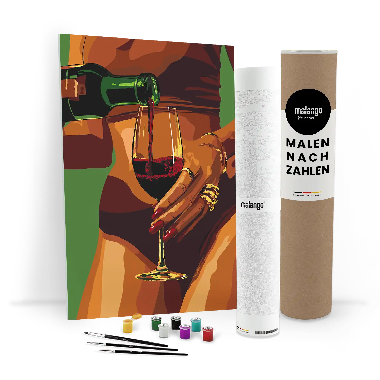 Malen nach Zahlen - Seductive Sips – Art for Wine Lovers & Free Spirits