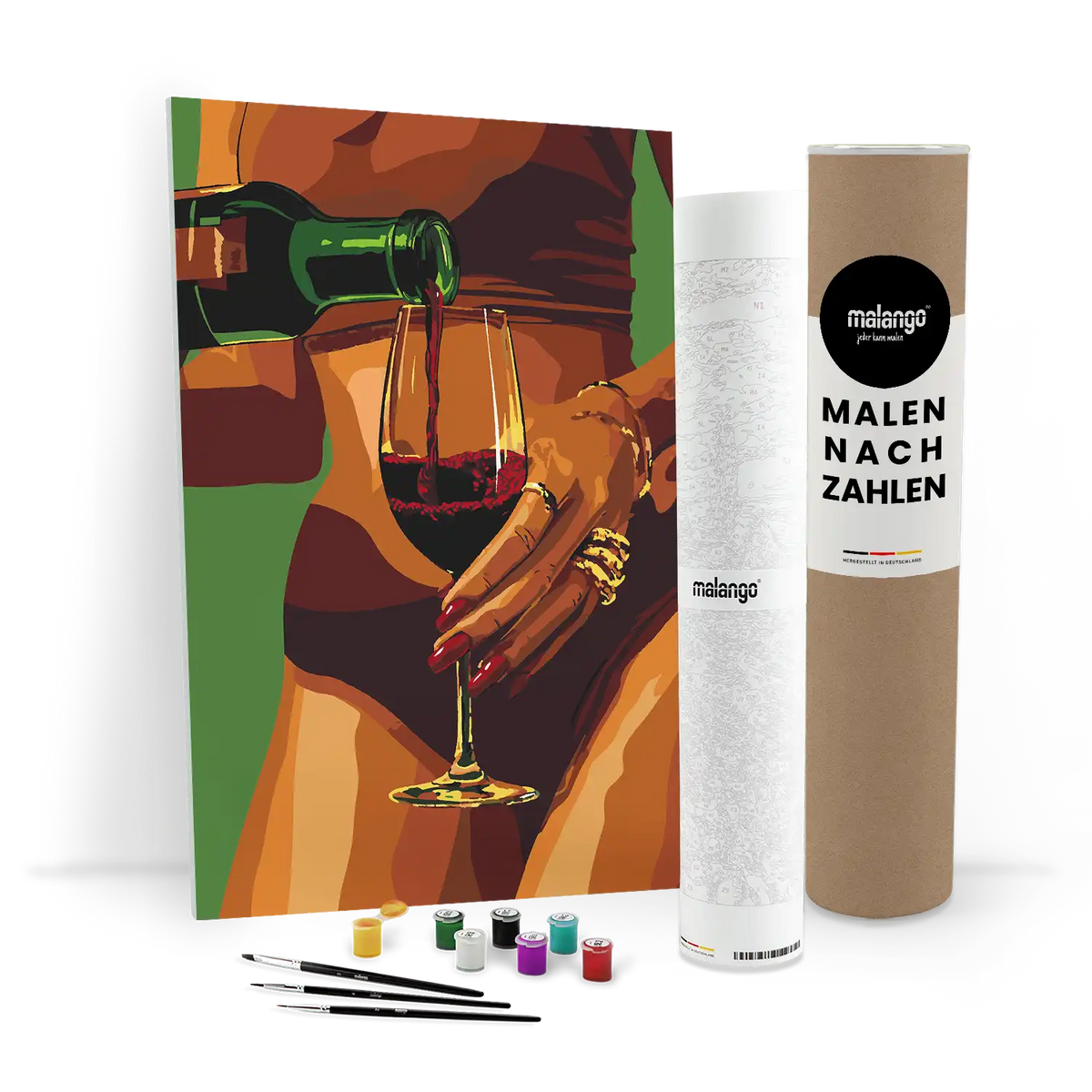 Malen nach Zahlen - Seductive Sips – Art for Wine Lovers & Free Spirits