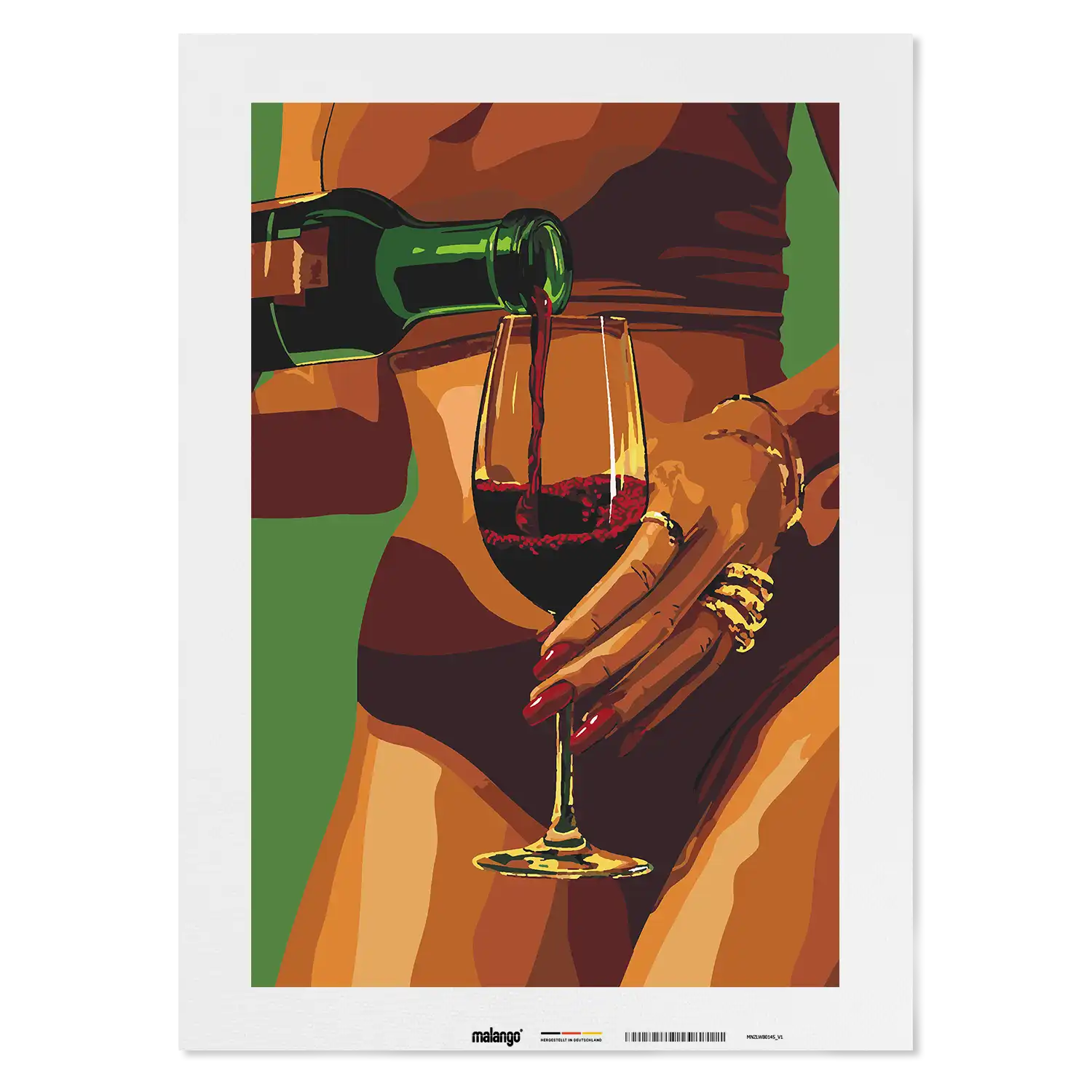 Malen nach Zahlen - Seductive Sips – Art for Wine Lovers & Free Spirits