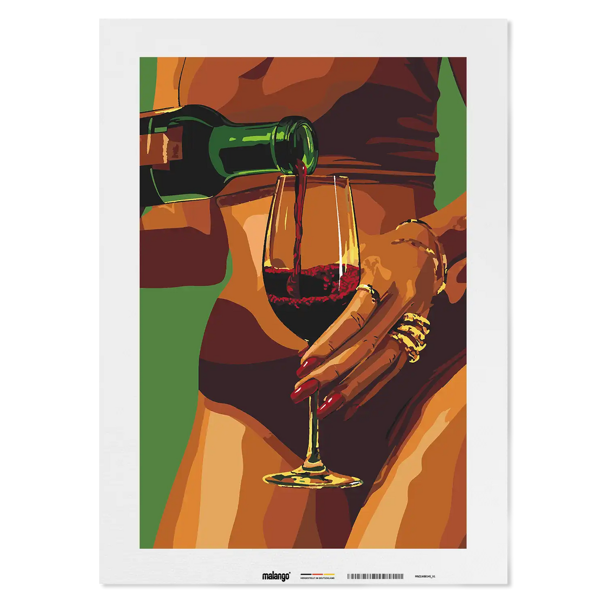 Malen nach Zahlen - Seductive Sips – Art for Wine Lovers & Free Spirits