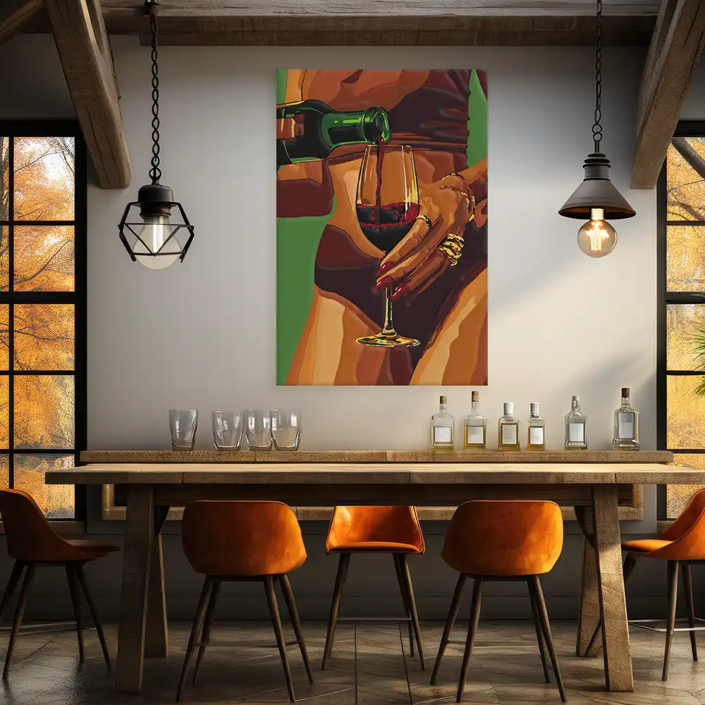Malen nach Zahlen - Seductive Sips – Art for Wine Lovers & Free Spirits