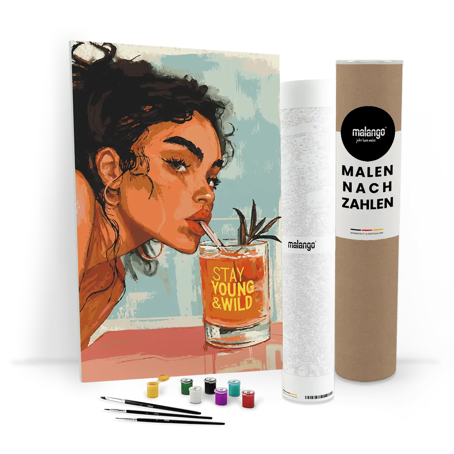 Malen nach Zahlen - Stay young and wild