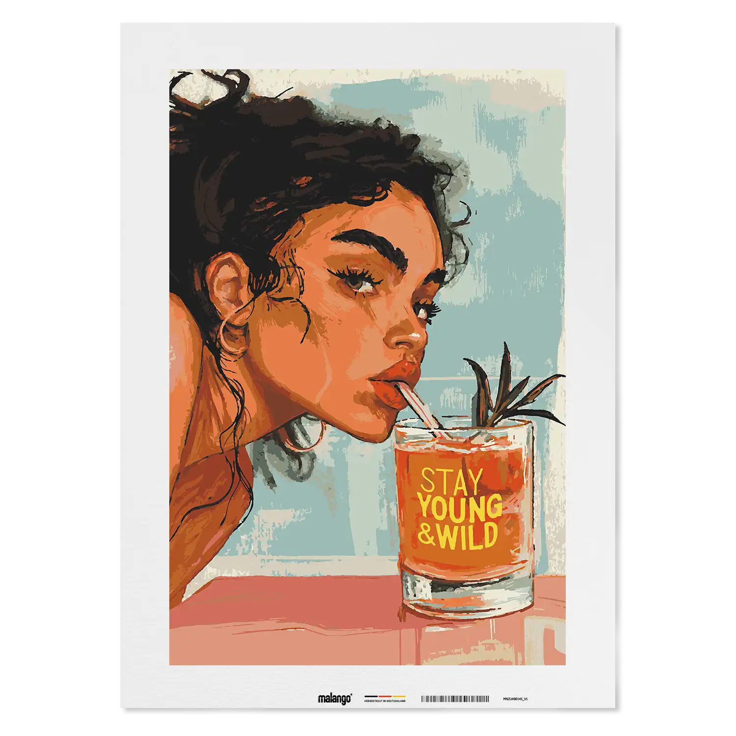 Malen nach Zahlen - Stay young and wild