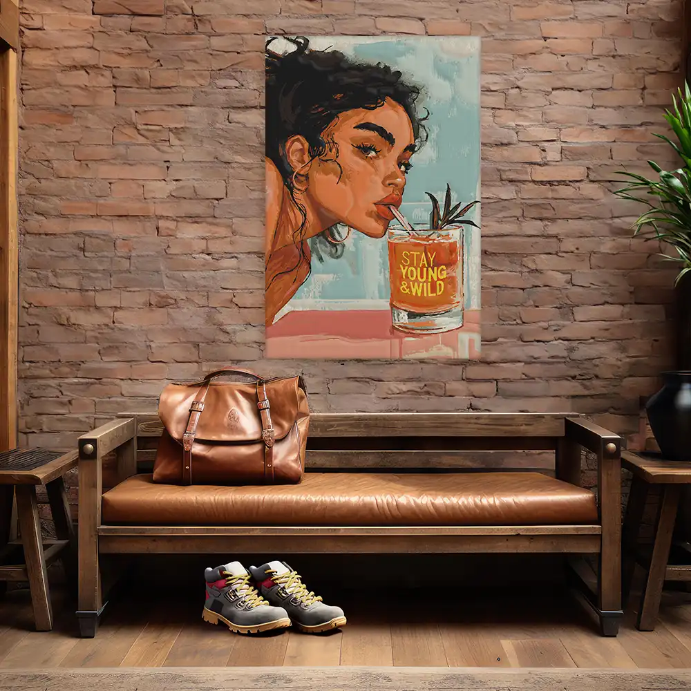 Malen nach Zahlen - Stay young and wild