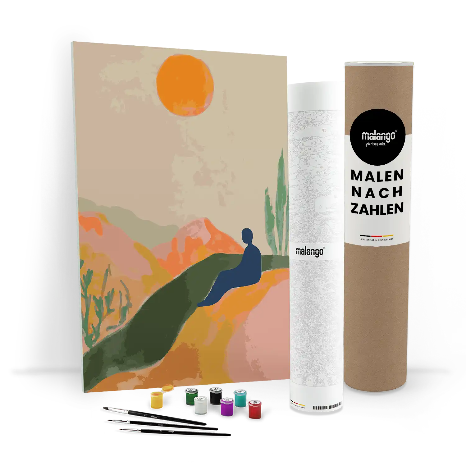 Malen nach Zahlen - Sunset Dreams in Pastel Escape - Martino Martello