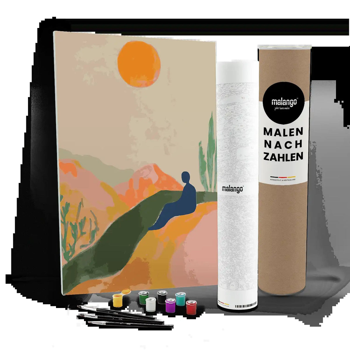 Malen nach Zahlen - Sunset Dreams in Pastel Escape