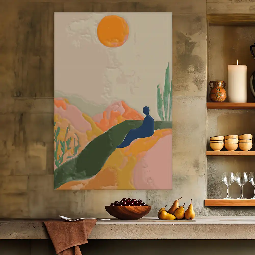 Malen nach Zahlen - Sunset Dreams in Pastel Escape