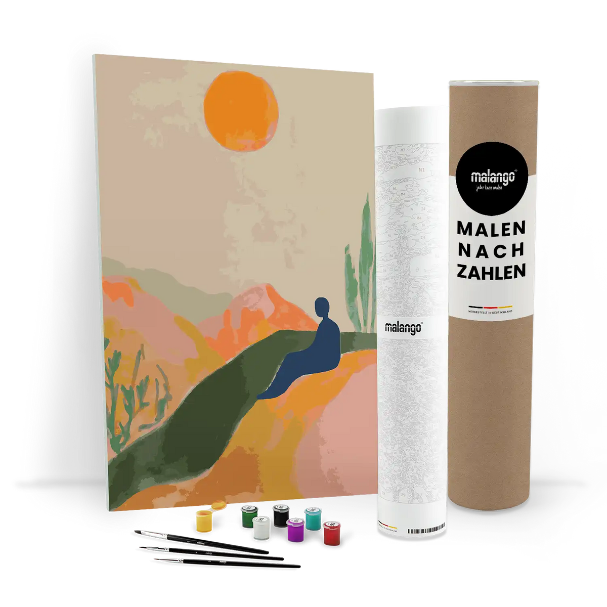 Malen nach Zahlen - Sunset Dreams in Pastel Escape