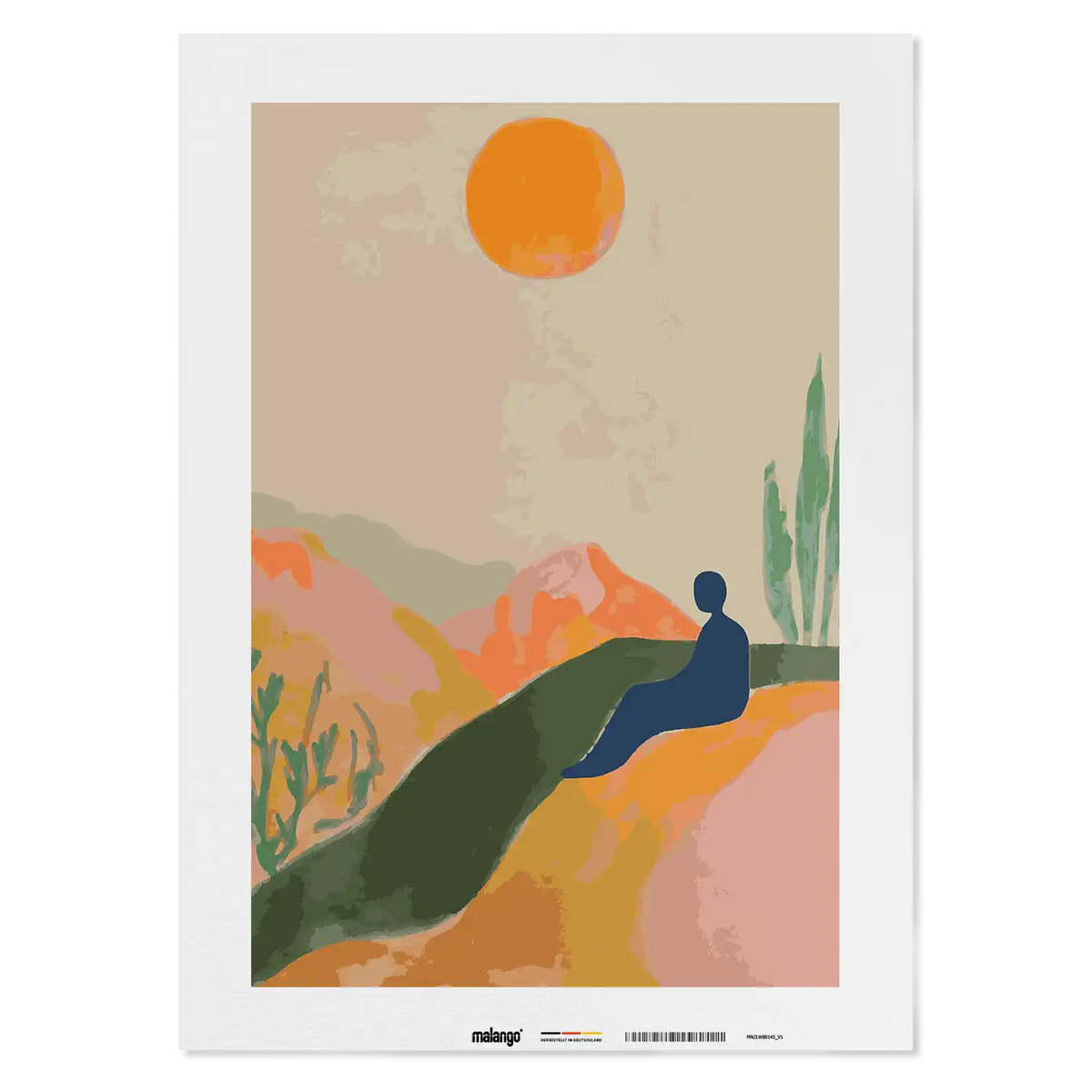 Malen nach Zahlen - Sunset Dreams in Pastel Escape