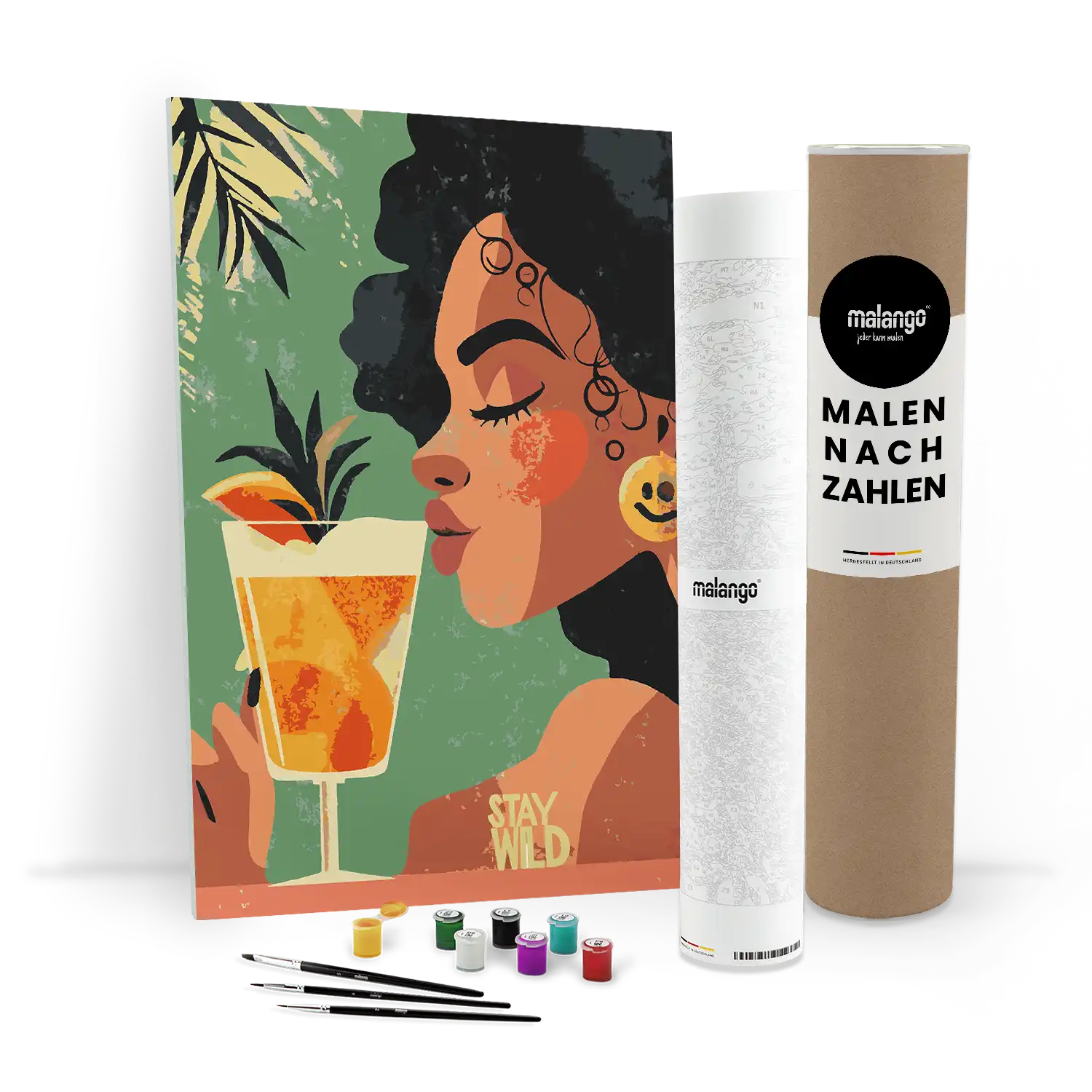Malen nach Zahlen - Tropical Chill – Stay Wild, Stay You