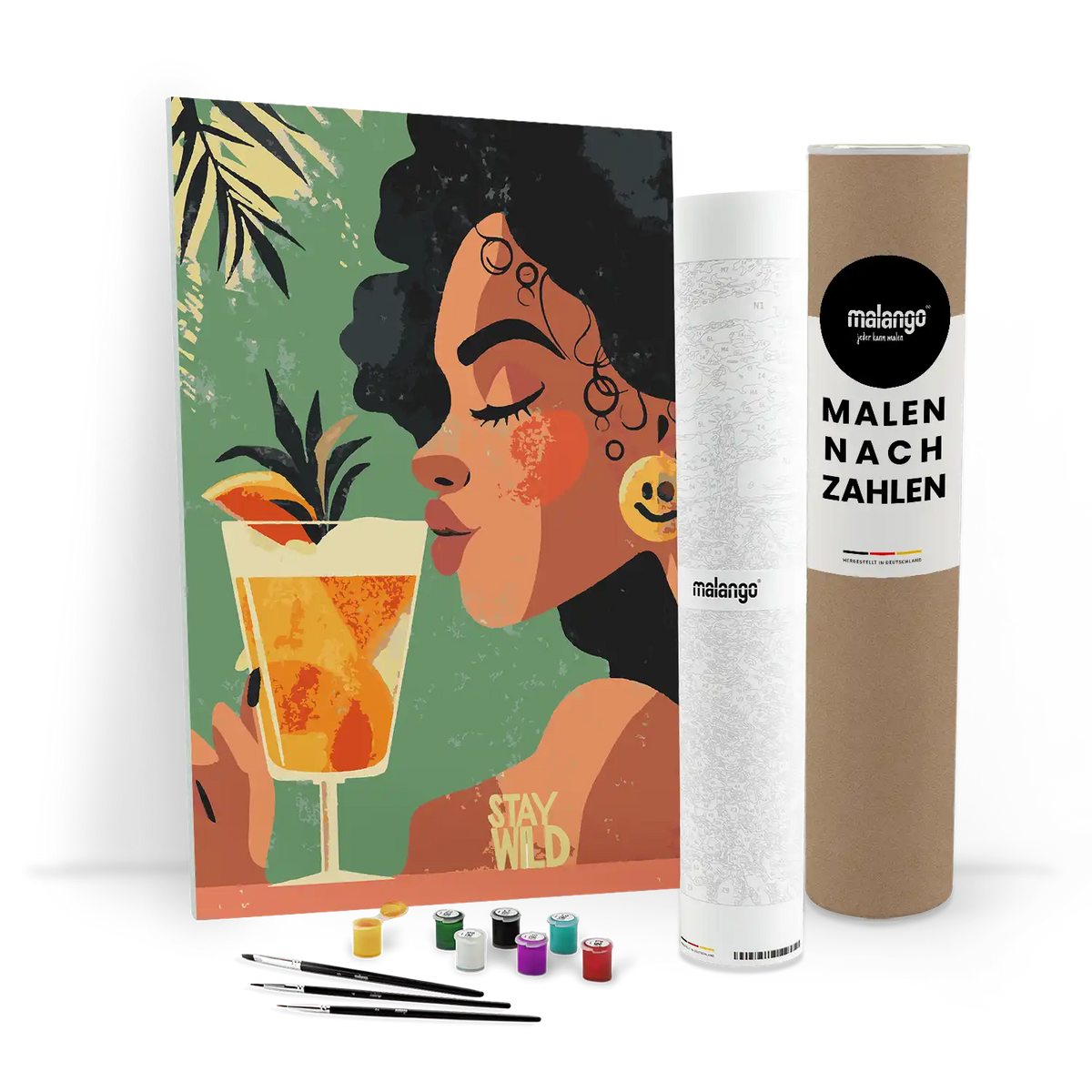 Malen nach Zahlen - Tropical Chill – Stay Wild, Stay You