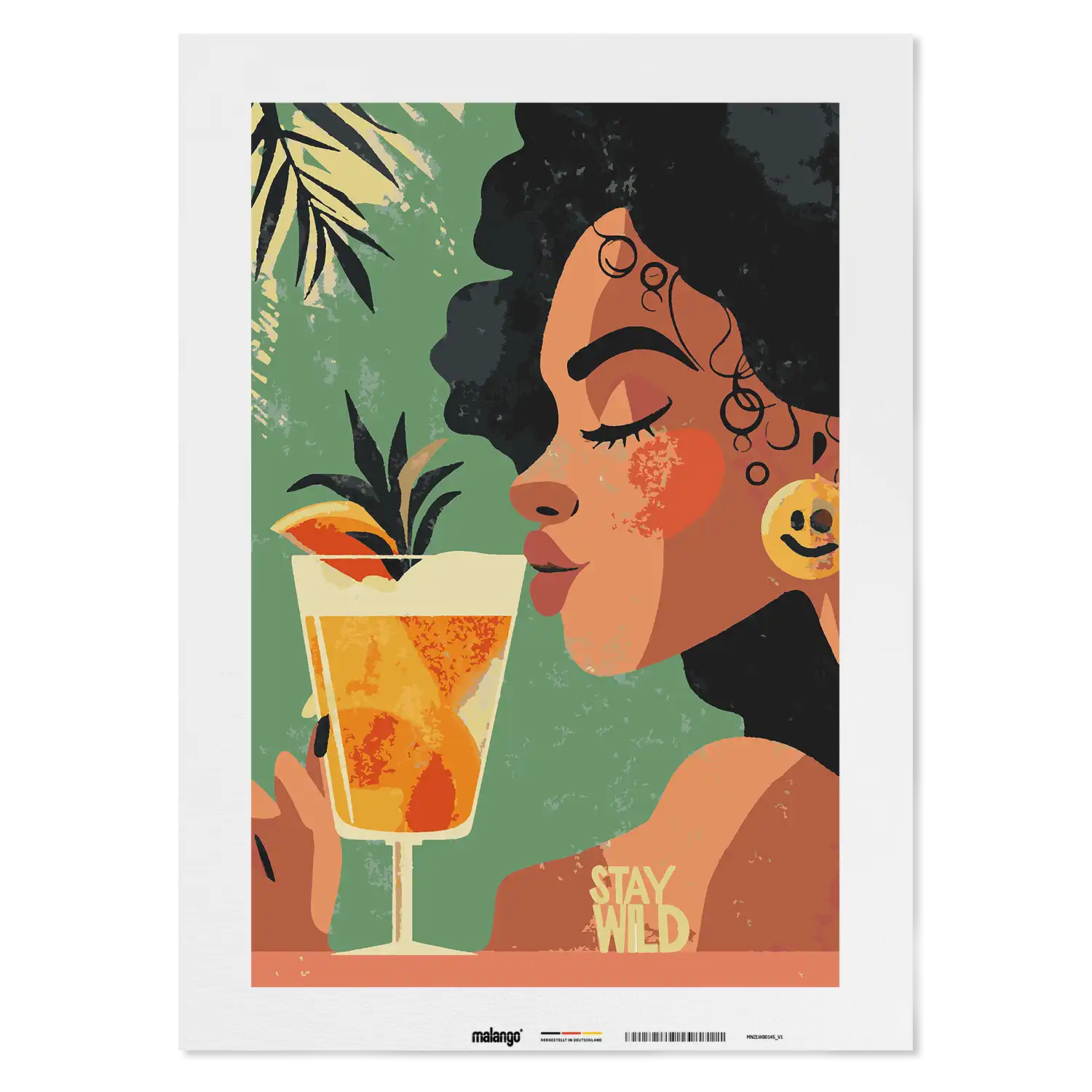 Malen nach Zahlen - Tropical Chill – Stay Wild, Stay You