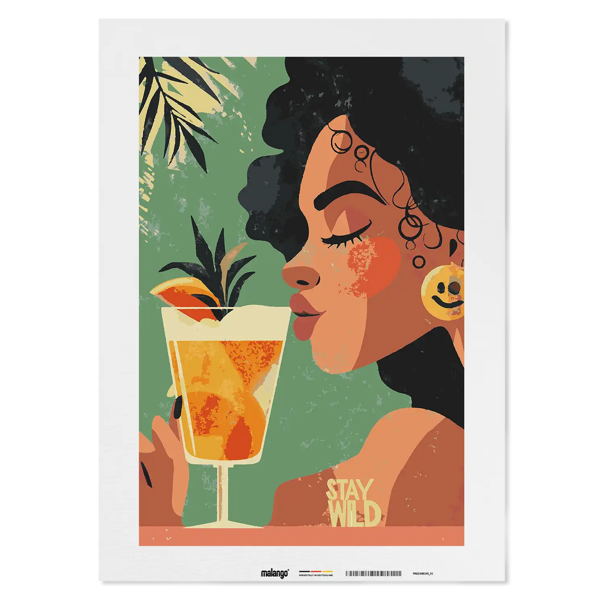 Malen nach Zahlen - Tropical Chill – Stay Wild, Stay You