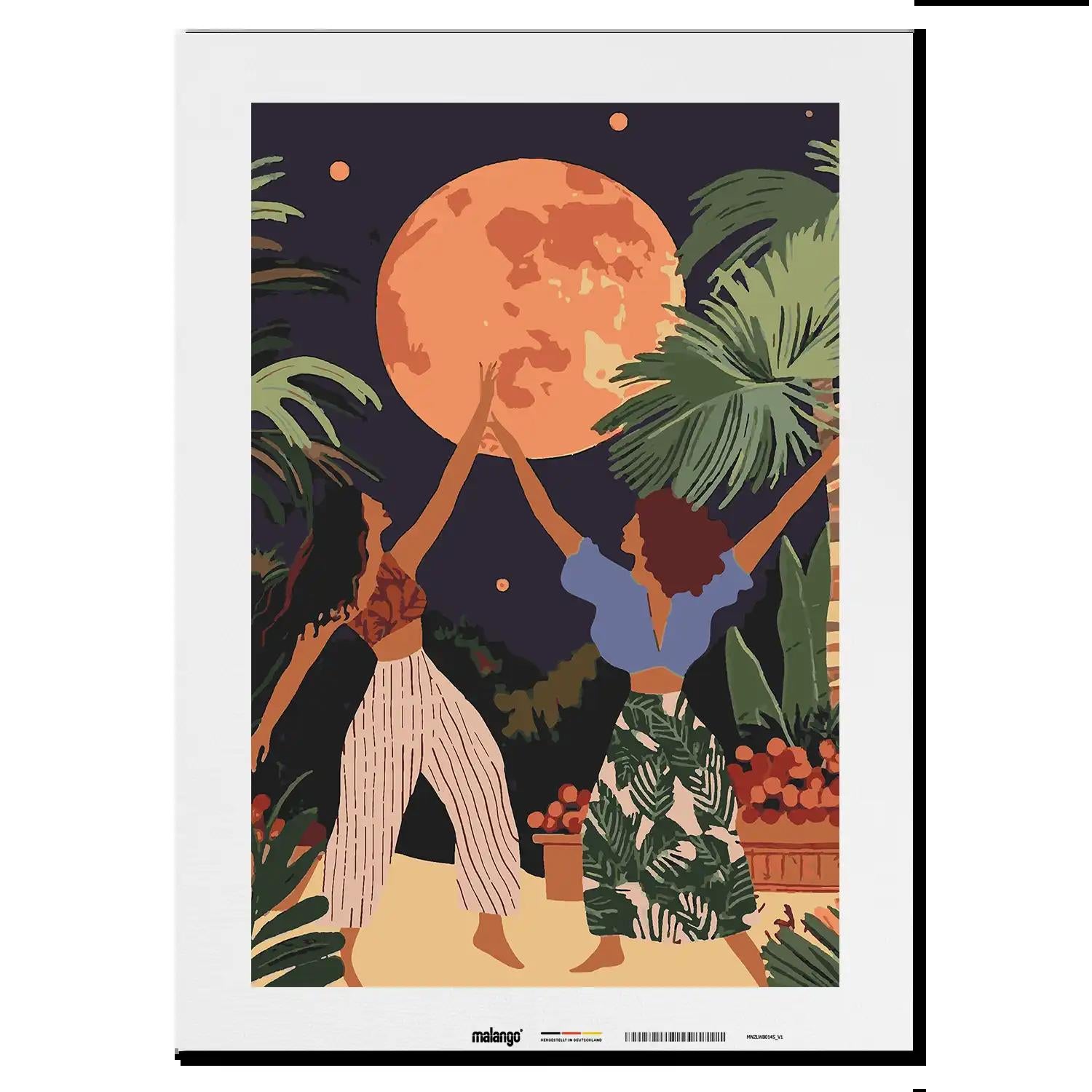 Malen nach Zahlen - Tropical Nights – Wild & Free