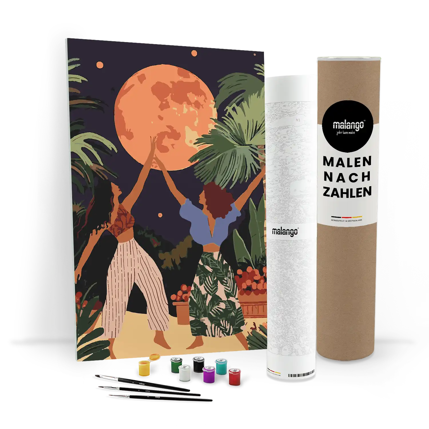 Malen nach Zahlen - Tropical Nights – Wild & Free