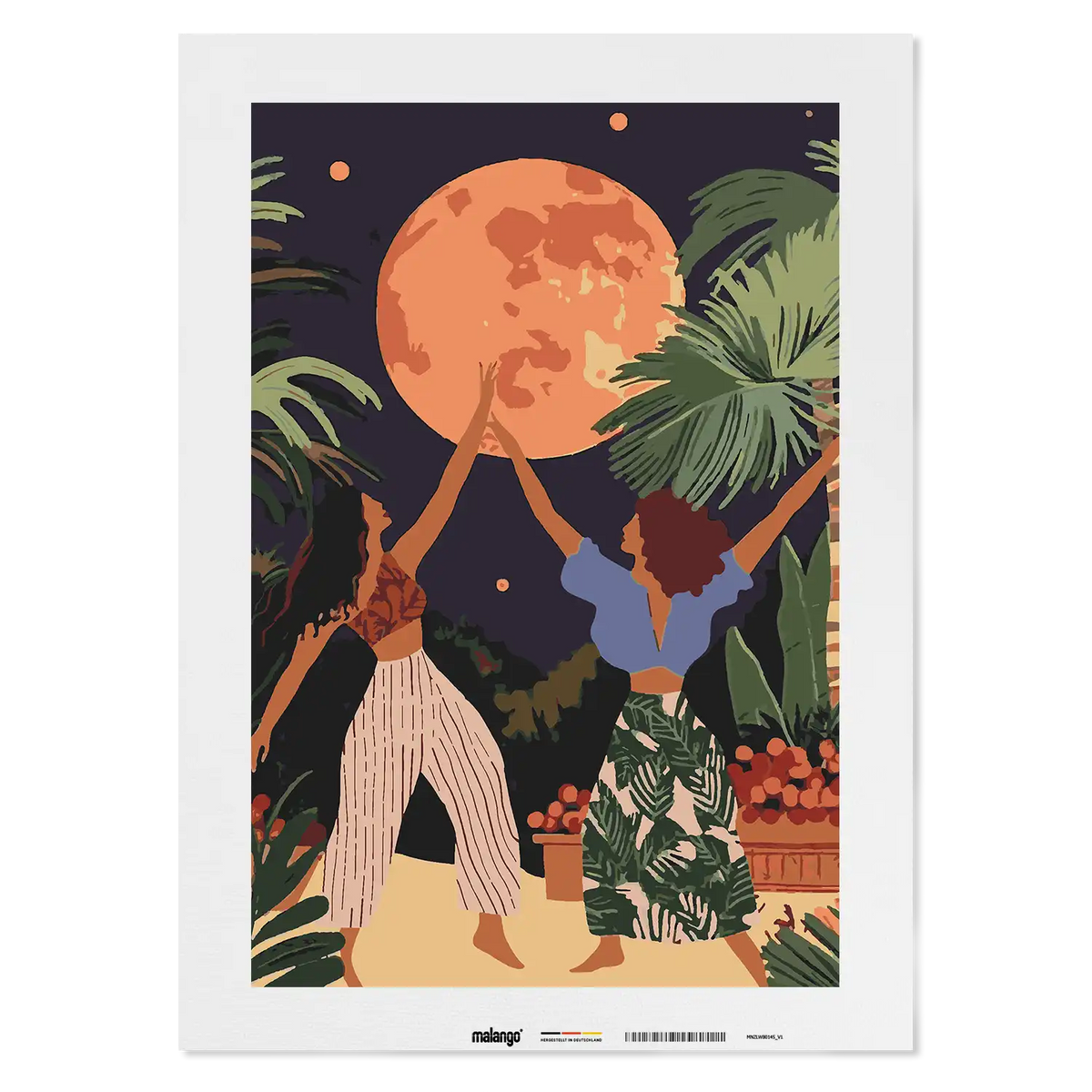 Malen nach Zahlen - Tropical Nights – Wild & Free