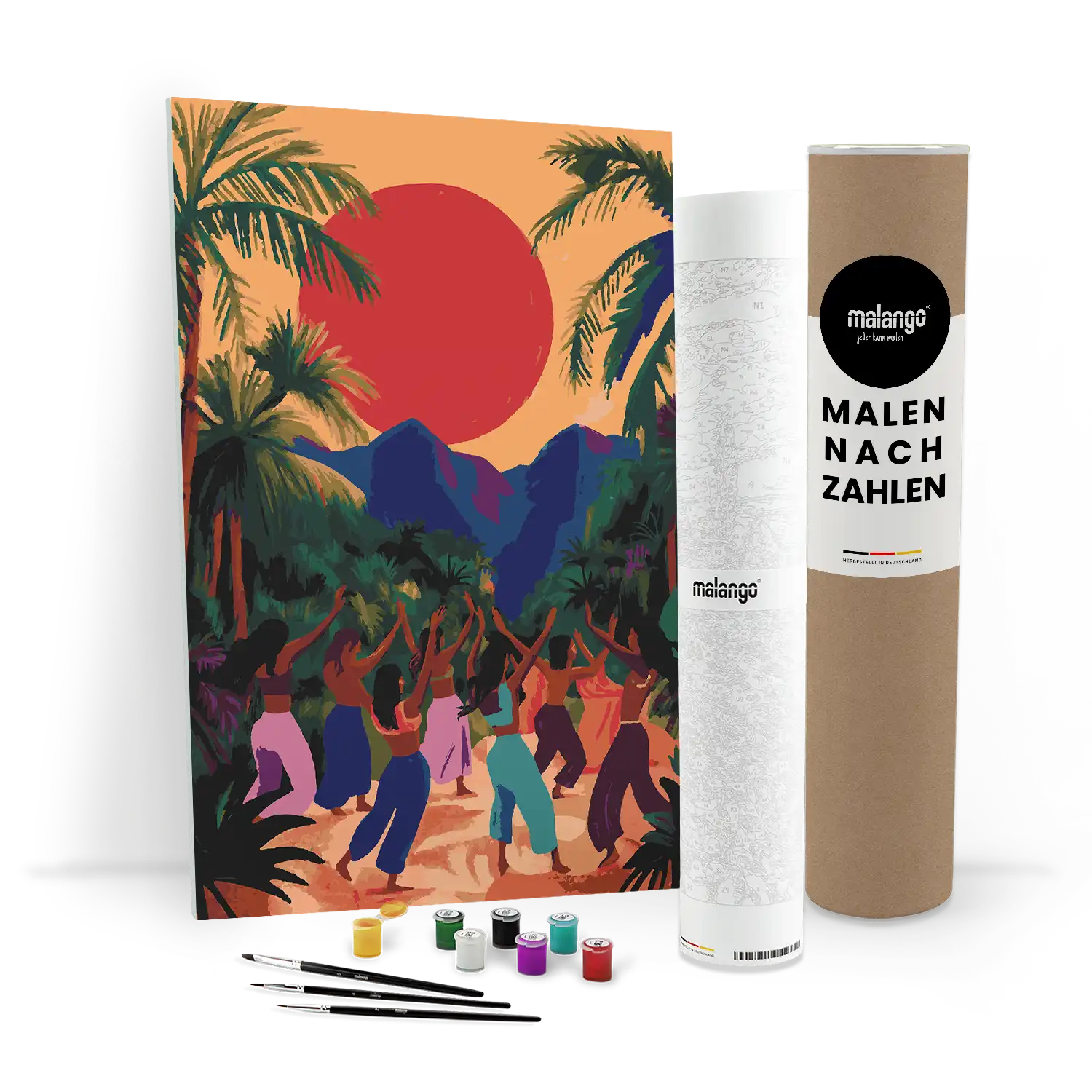 Malen nach Zahlen - Wild Sun Dance – Celebrate Life & Freedom