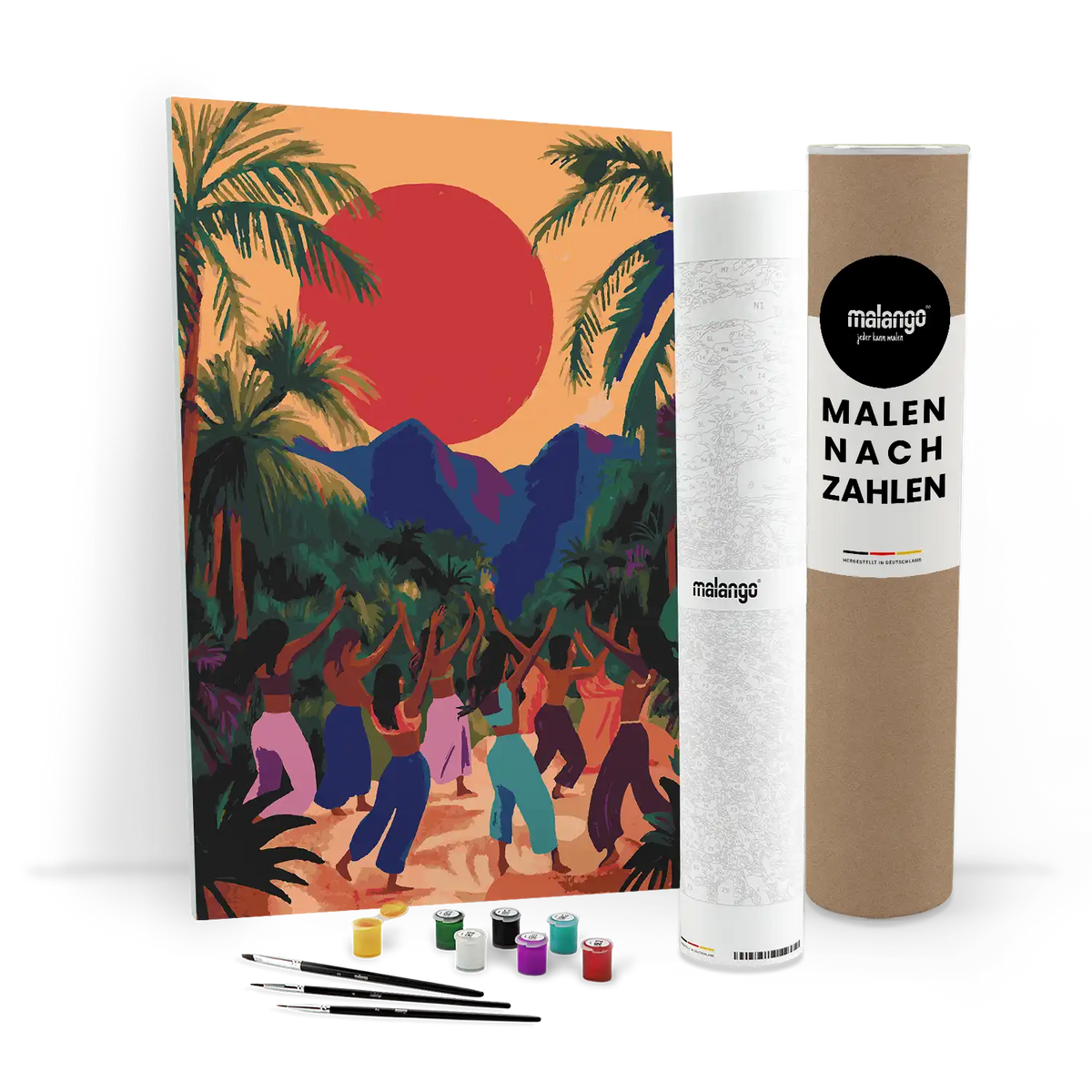 Malen nach Zahlen - Wild Sun Dance – Celebrate Life & Freedom