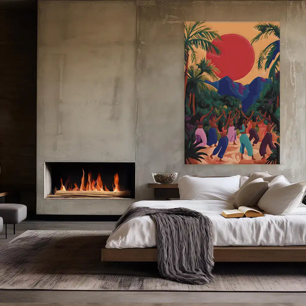 Malen nach Zahlen - Wild Sun Dance – Celebrate Life & Freedom