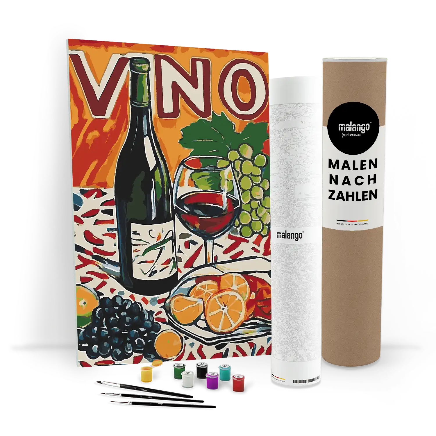 Malen nach Zahlen - Wine O'Clock