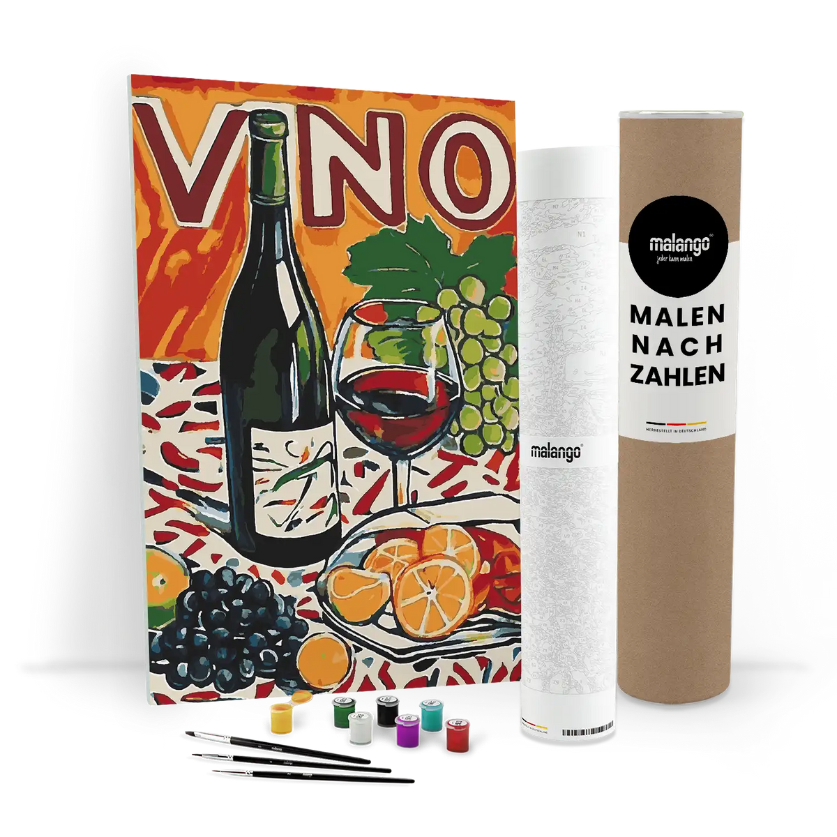 Malen nach Zahlen - Wine O'Clock