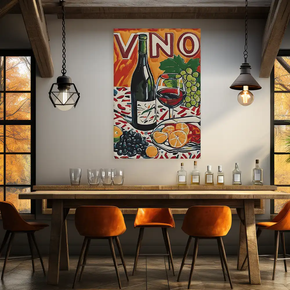 Malen nach Zahlen - Wine O'Clock