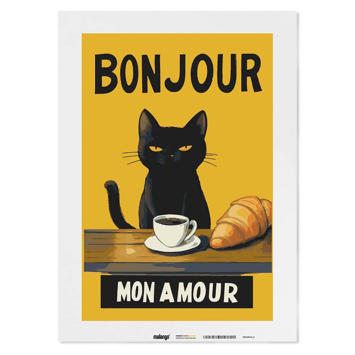 Malen nach Zahlen - Bonjour mon Amour