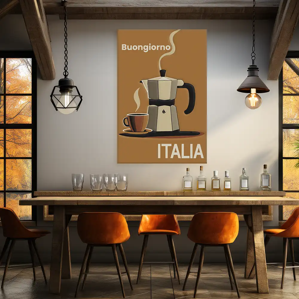 Malen nach Zahlen - Buongiorno Caffé d'Italia
