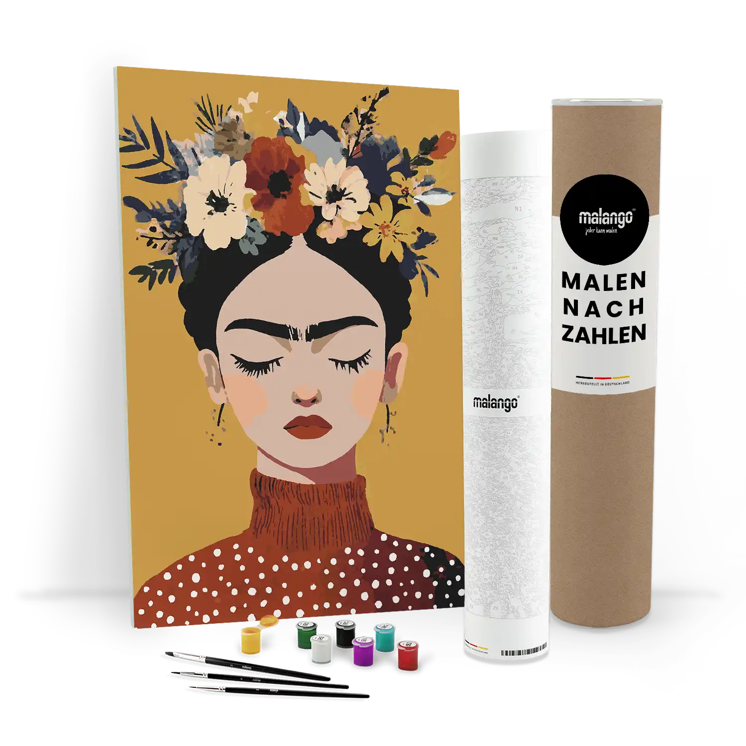 Malen nach Zahlen - Inspired by Frida – Flowers, Power & Passion