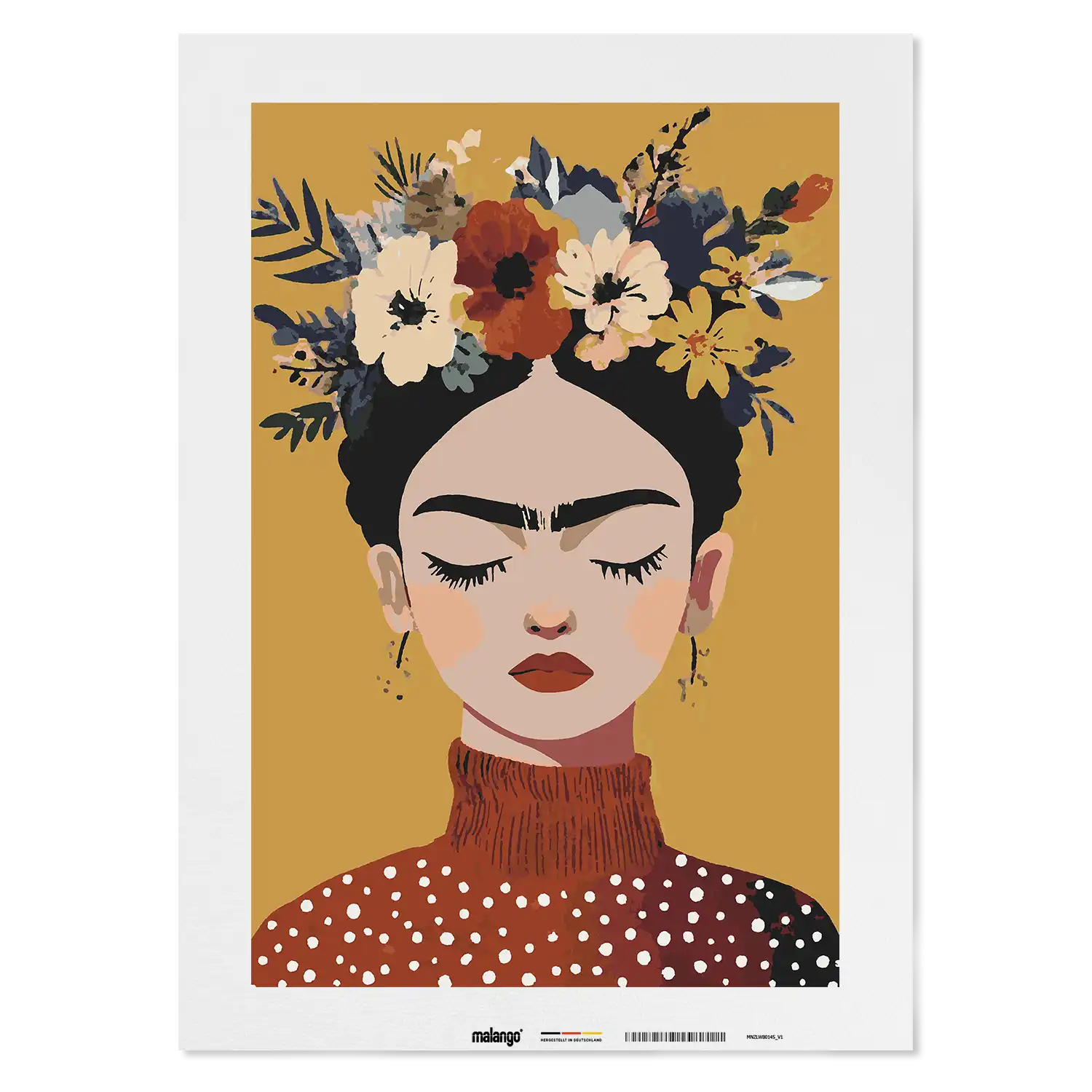Malen nach Zahlen - Inspired by Frida – Flowers, Power & Passion