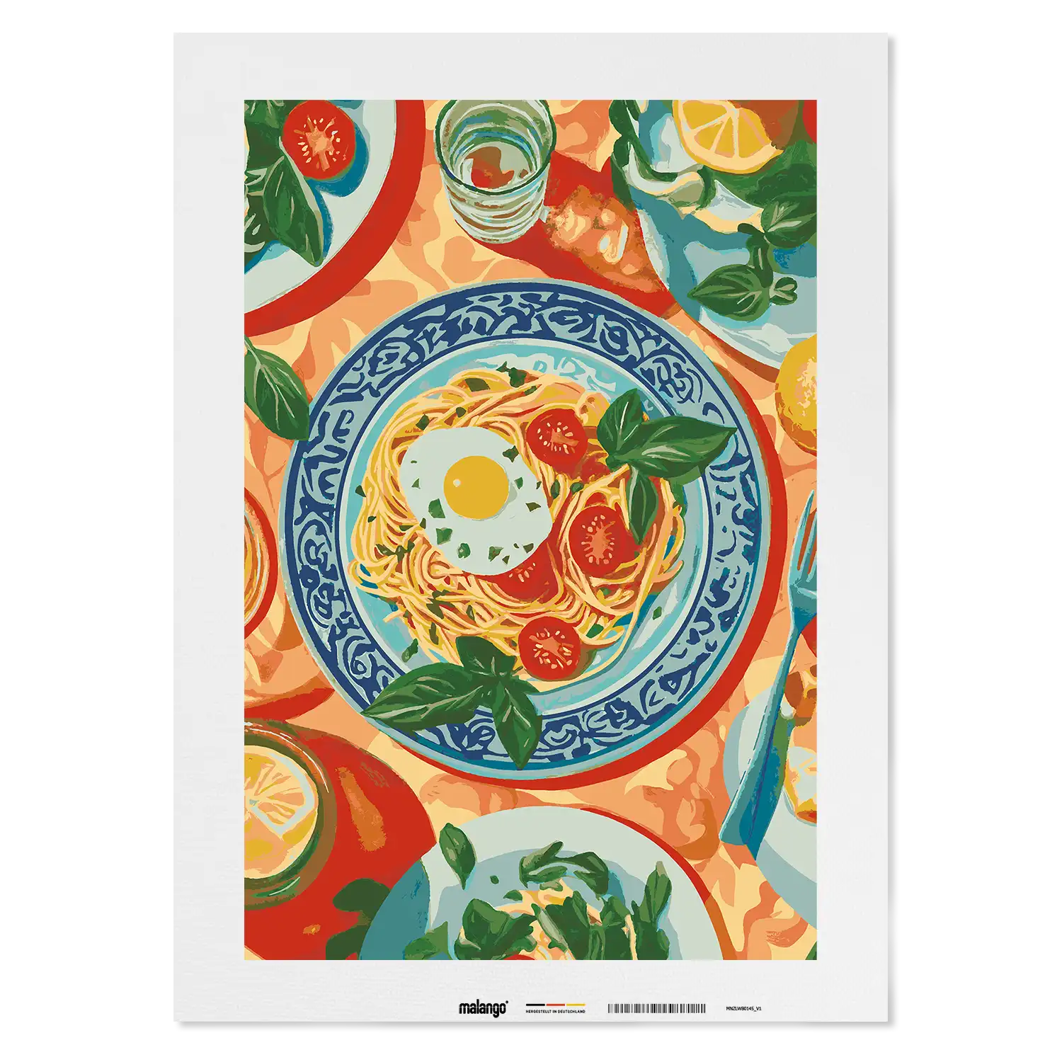 Malen nach Zahlen - Italian Soul Food Art