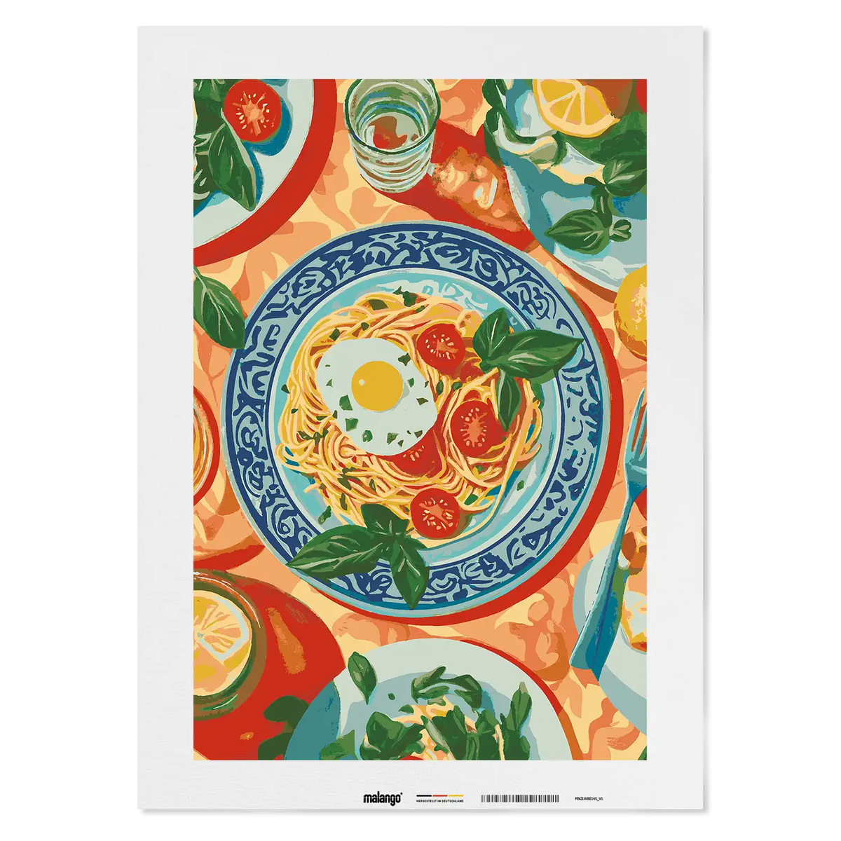 Malen nach Zahlen - Italian Soul Food Art