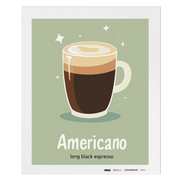 Malen nach Zahlen - Americano a long black Espresso