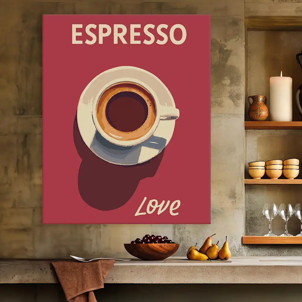 Malen nach Zahlen - Espresso Love