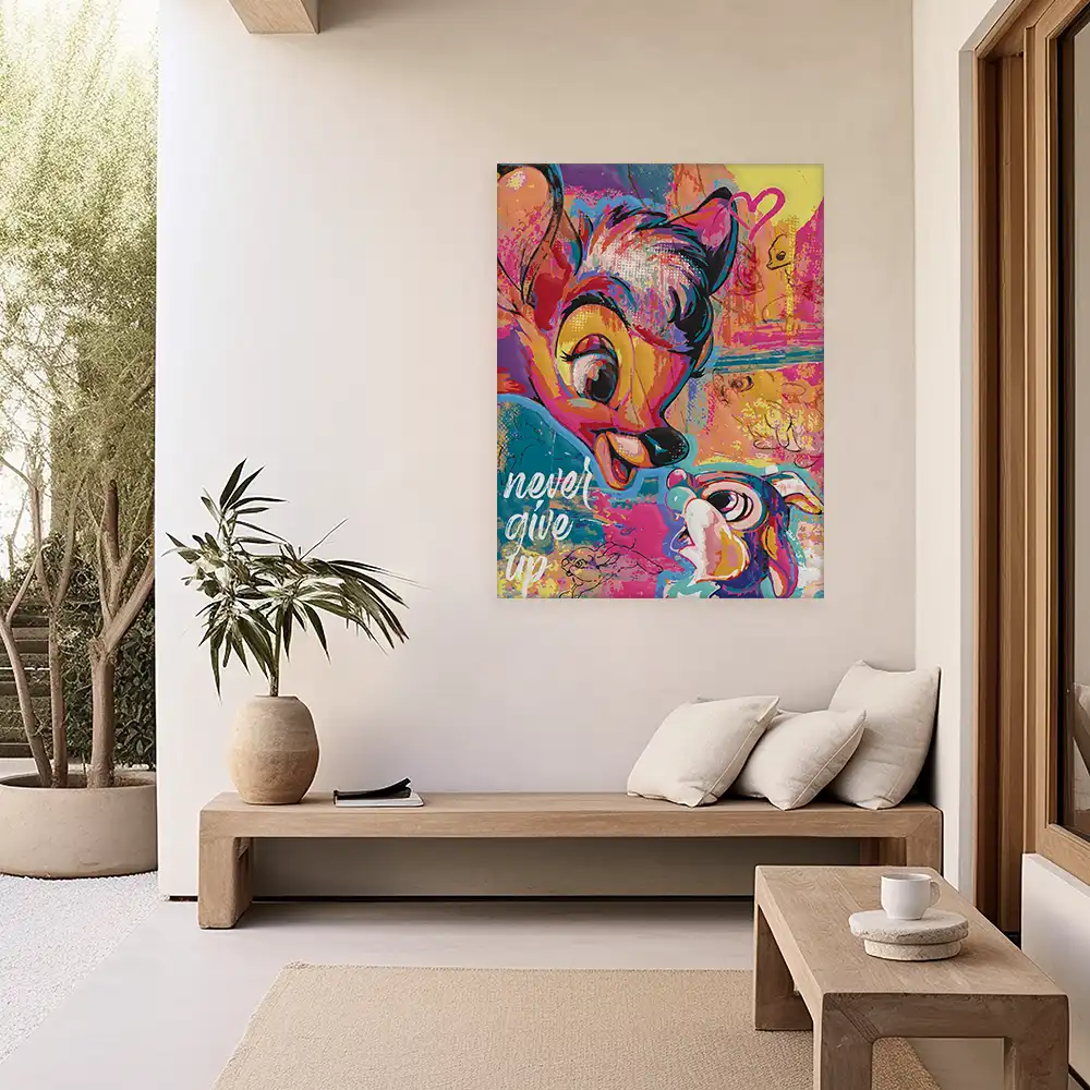 Malen nach Zahlen - Grace-BLN - Bambi - Never Give Up