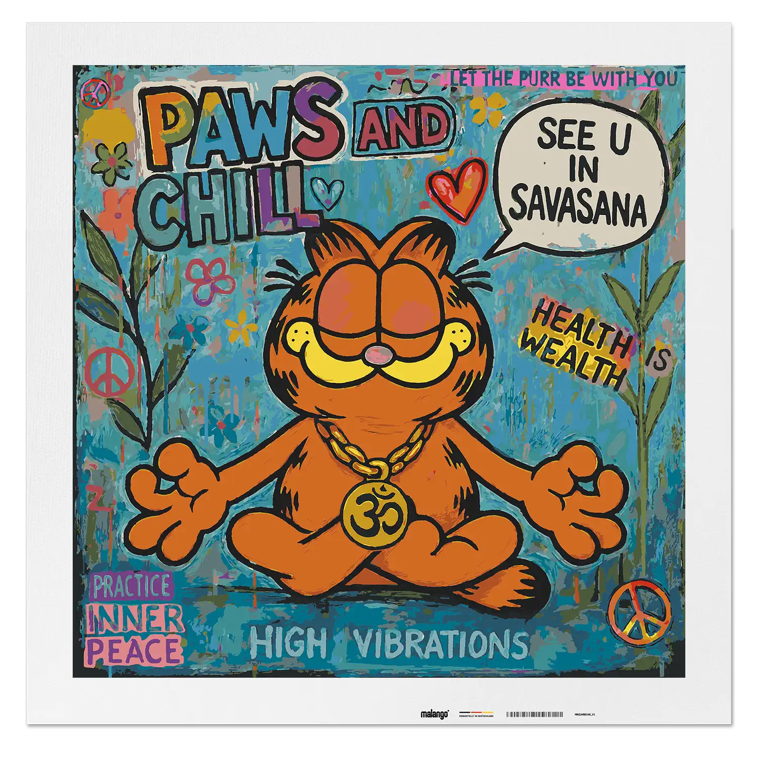 Malen nach Zahlen - Grace-BLN - Garfield - Let the Purr Be With You