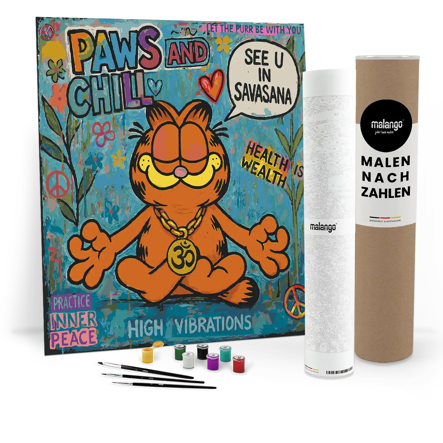 Malen nach Zahlen - Garfield - Let the Purr Be With You