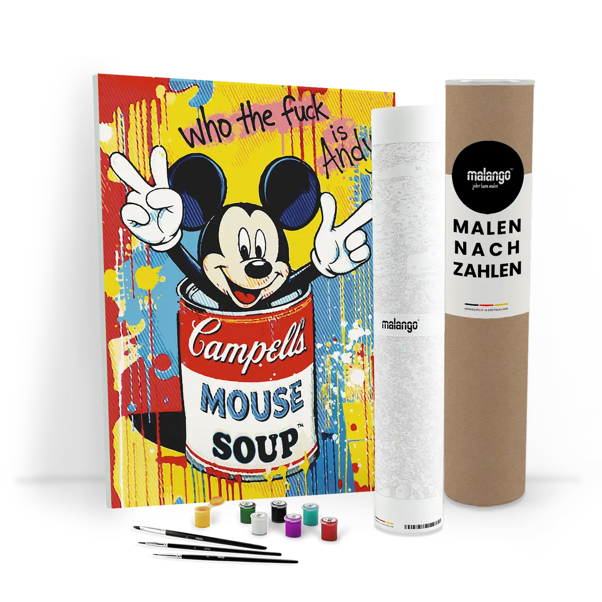 Malen nach Zahlen - Mickey - Who the F    is Andy