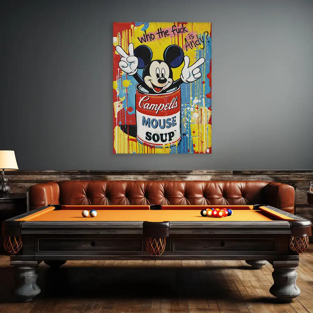 Malen nach Zahlen - Grace-BLN - Mickey - Who the F    is Andy