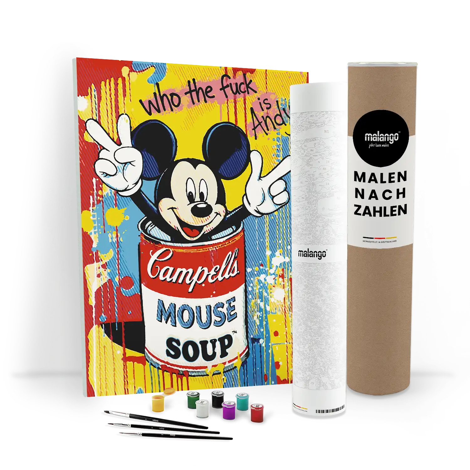 Malen nach Zahlen - Grace-BLN - Mickey - Who the F    is Andy