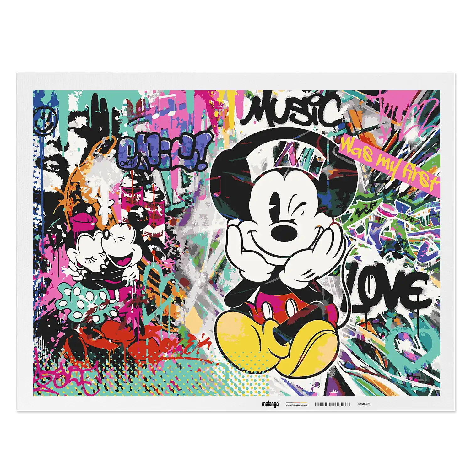 Malen nach Zahlen - Mickey - Music Was My First Love