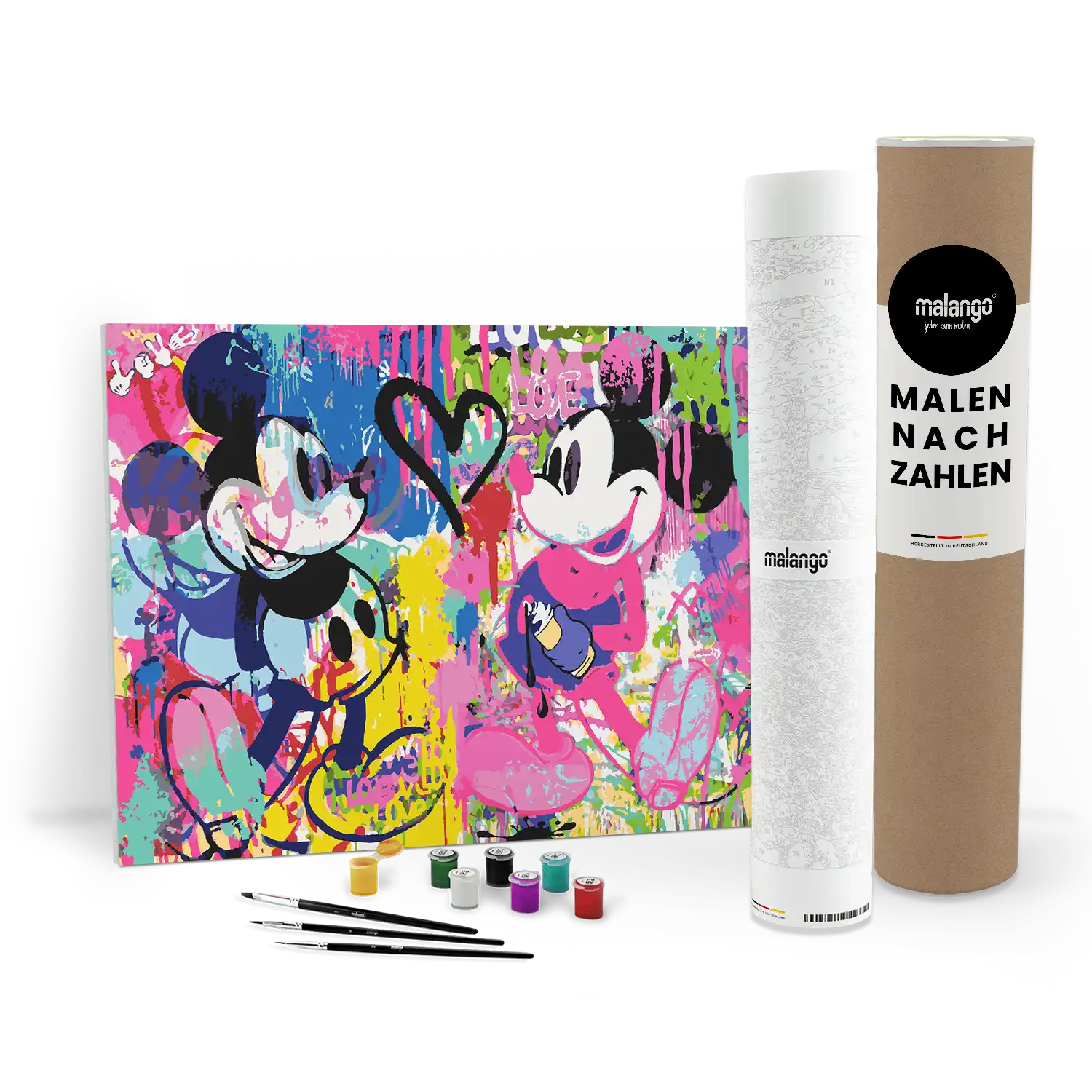 Malen nach Zahlen - Grace-BLN - Mickey & Minnie - Two Mice, One Heart