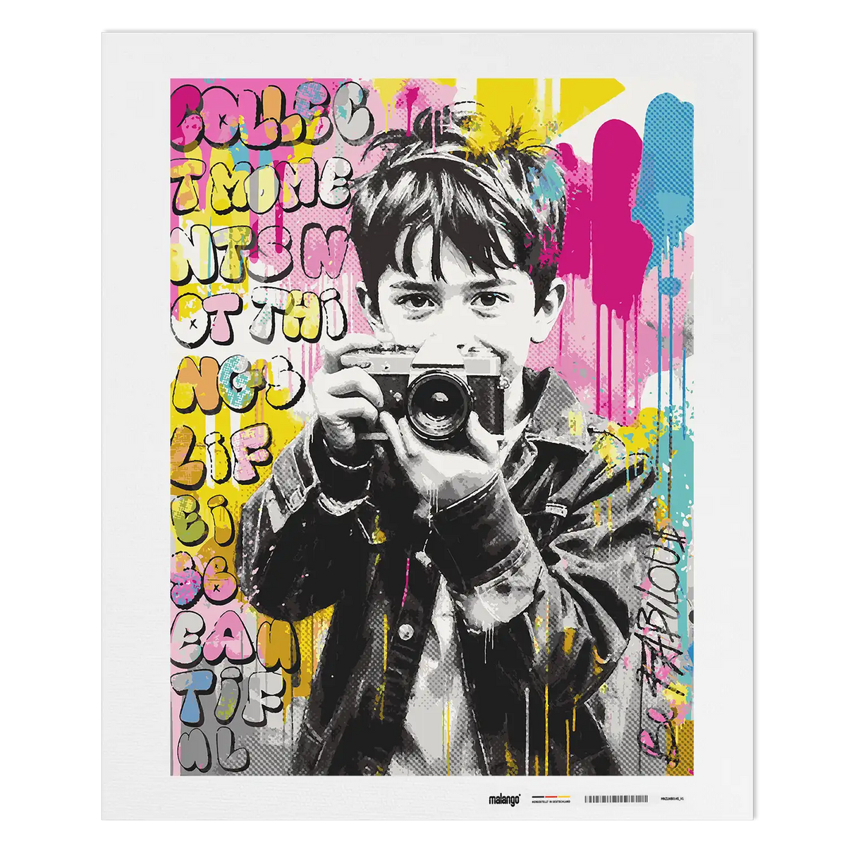 Malen nach Zahlen - Collect Moments Not Things