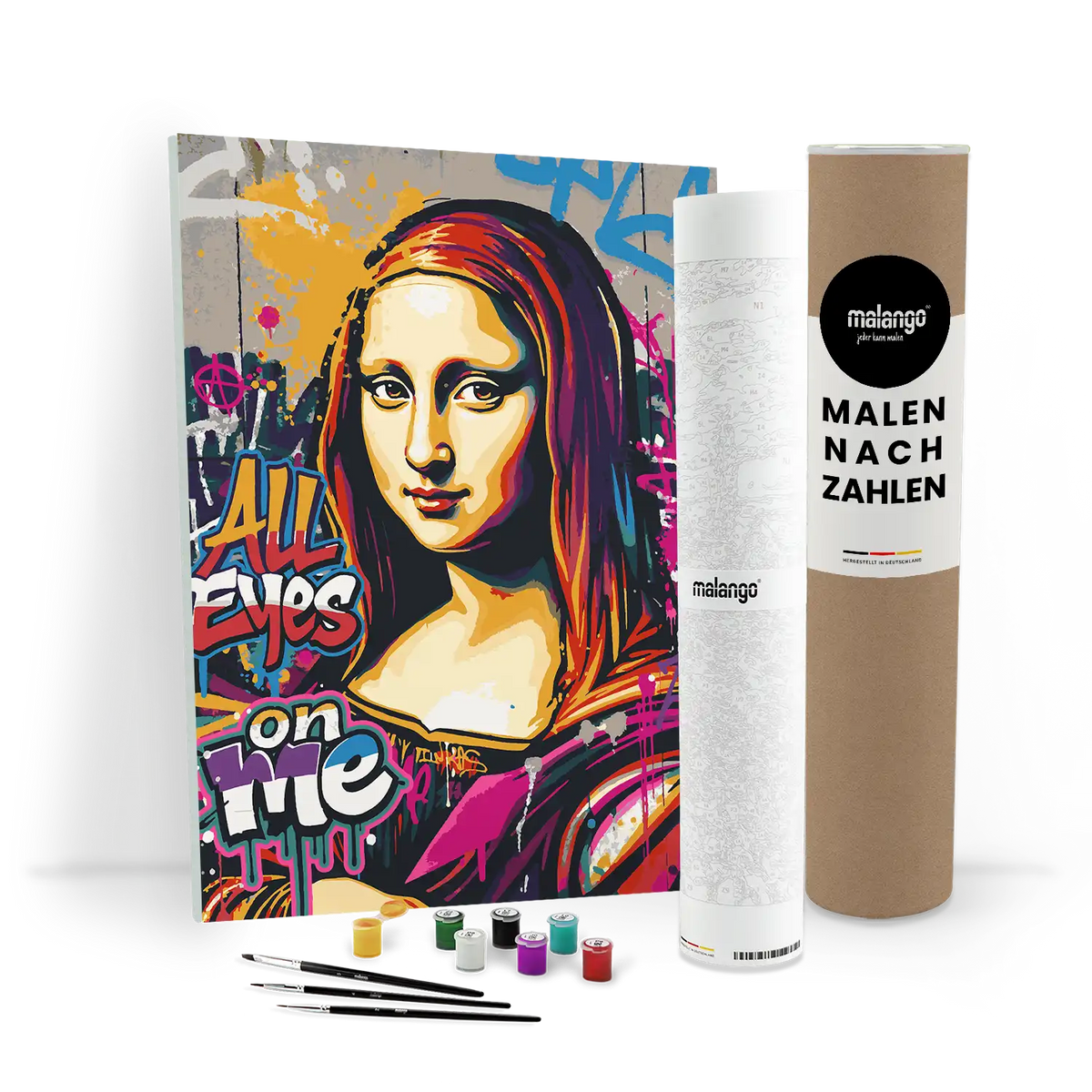 Malen nach Zahlen - Mona Lisa - All Eyes On Me
