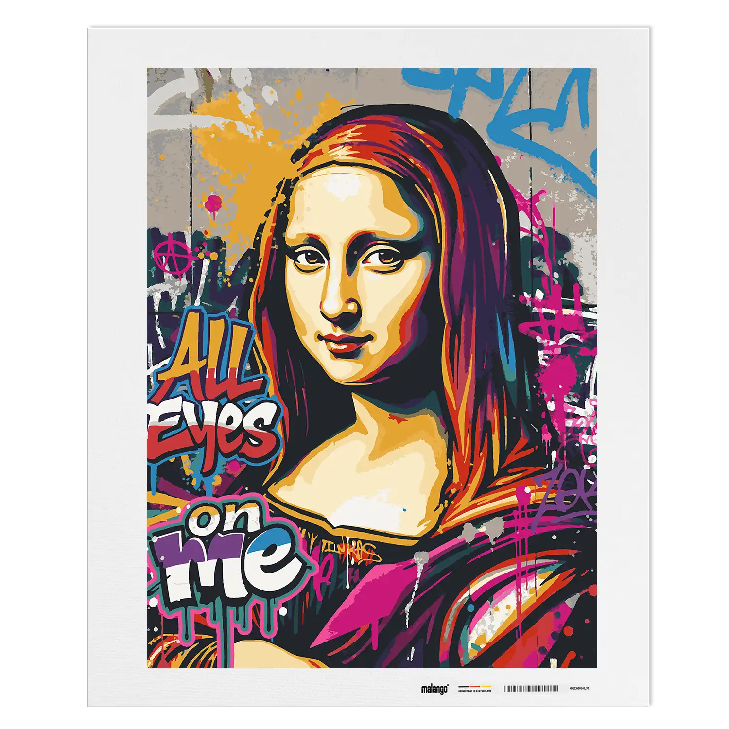 Malen nach Zahlen - Mona Lisa - All Eyes On Me