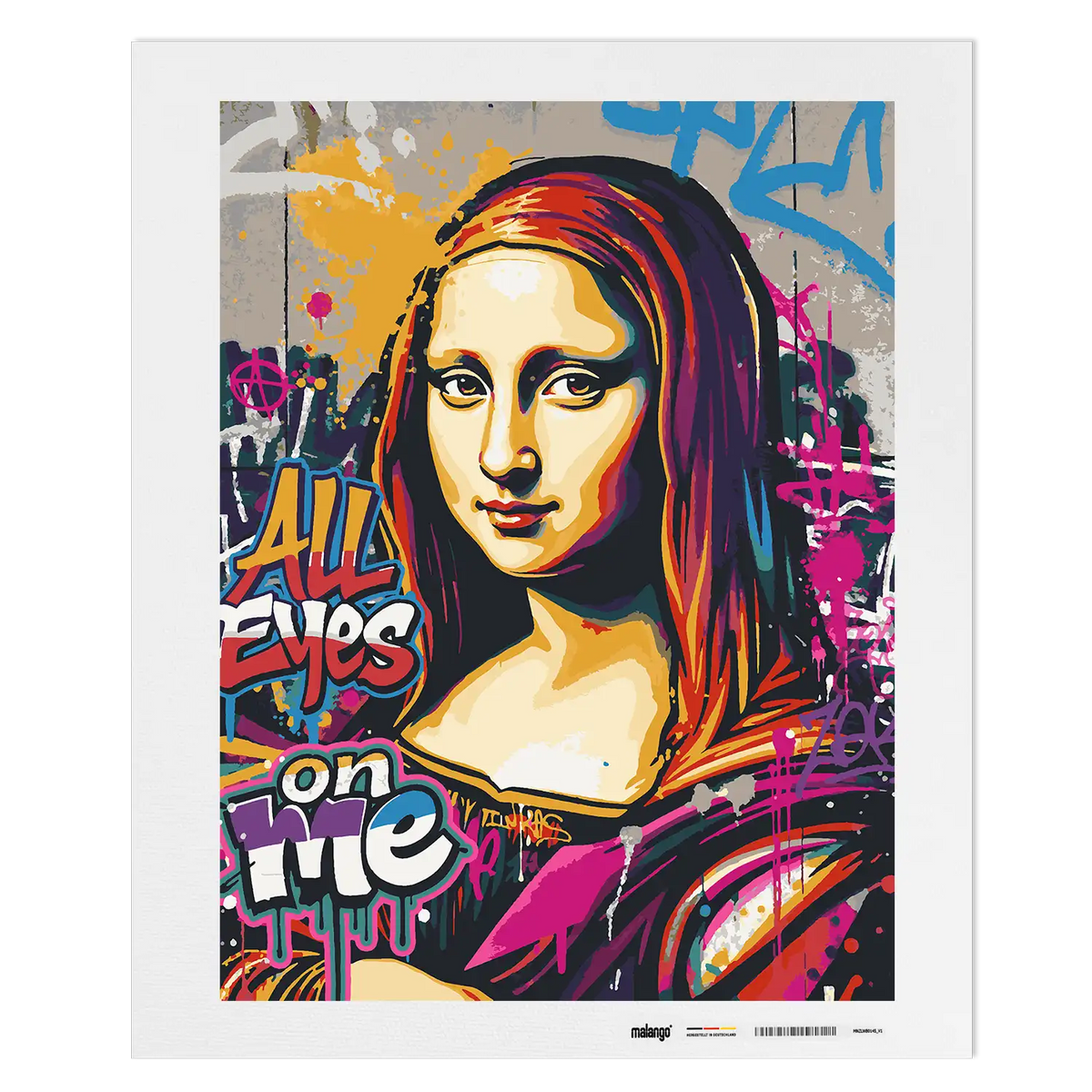 Malen nach Zahlen - Mona Lisa - All Eyes On Me
