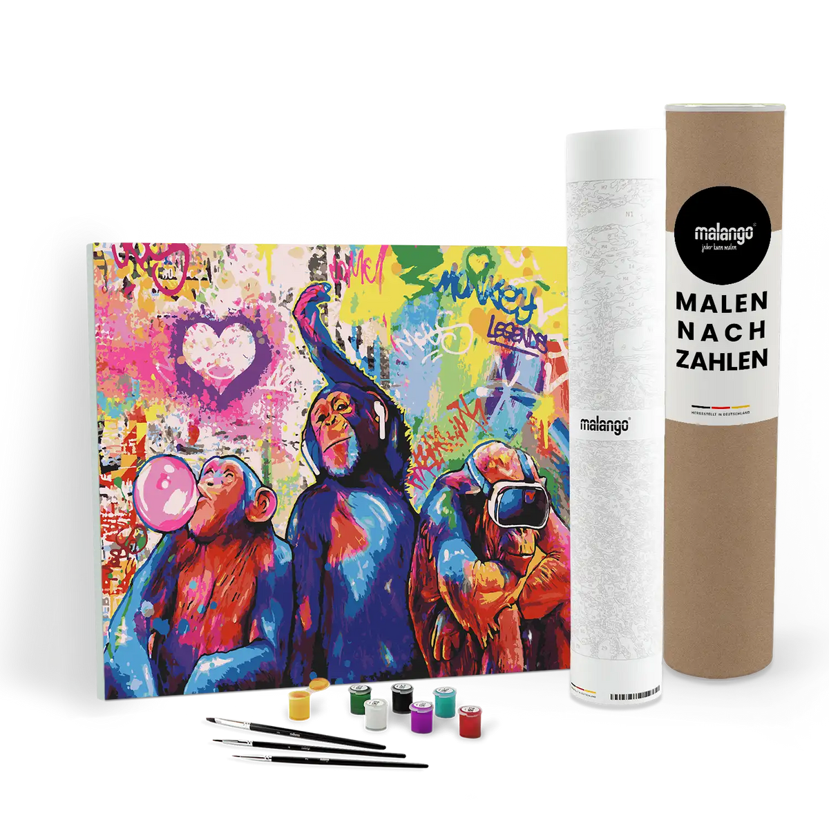 Malen nach Zahlen - Three Monkey Legends