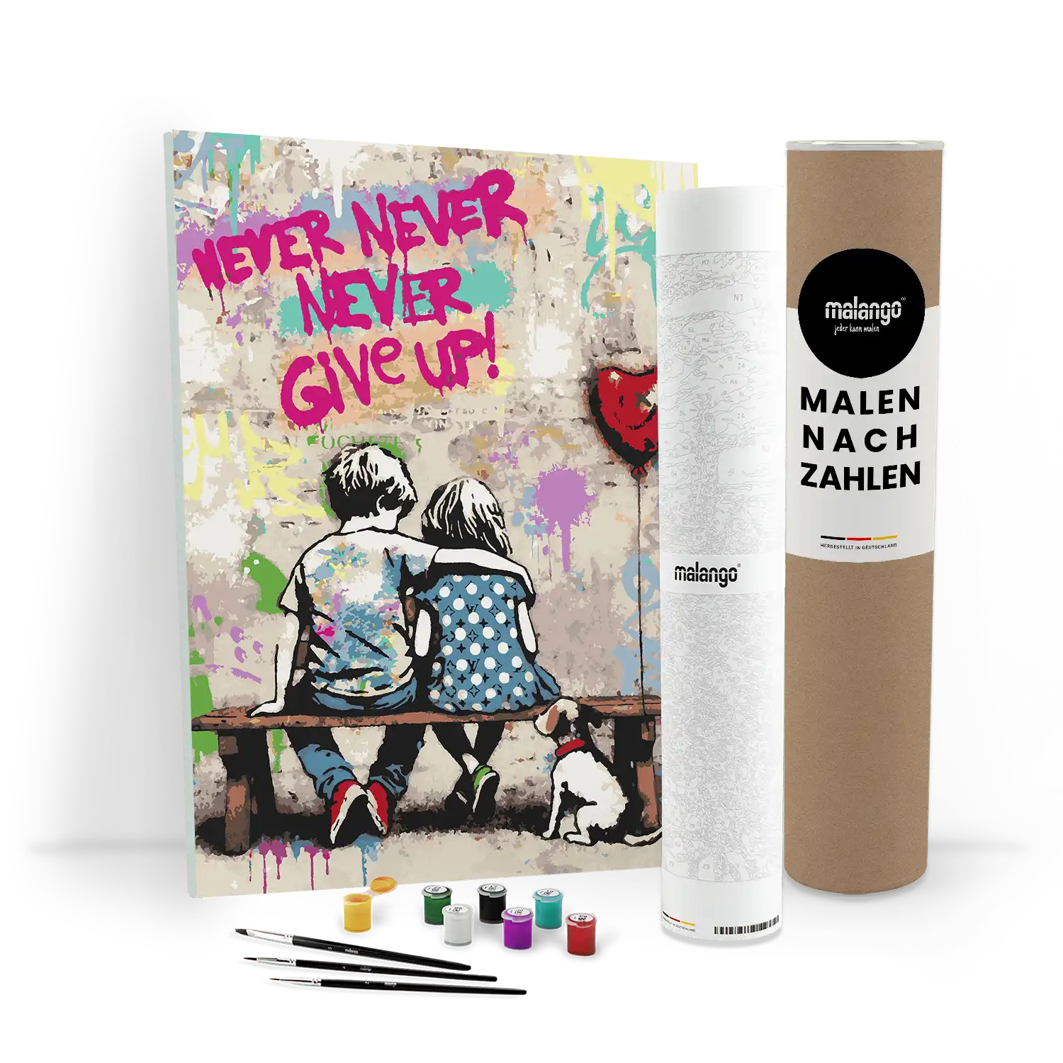 Malen nach Zahlen - Together We Never Give Up