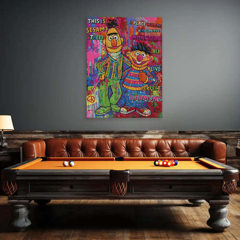 Malen nach Zahlen - Grace-BLN - Ernie & Bert - Living In Perfect Harmony