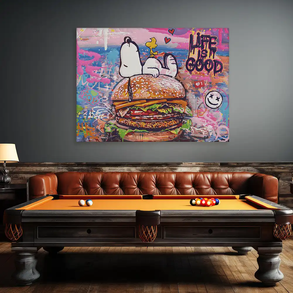 Malen nach Zahlen - Grace-BLN - Snoopi - Live Is Good